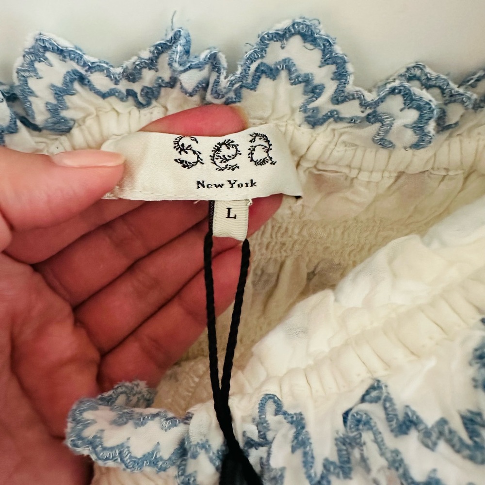 SEA New York Renee Strawberry Dress 🍓 Size L - Picture 8 of 13